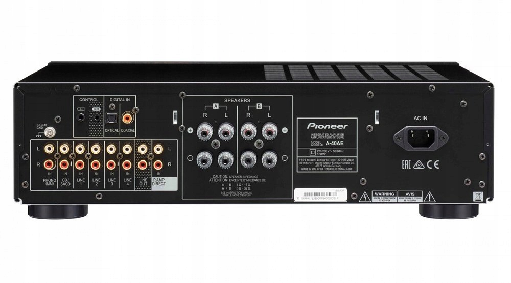 Wzmacniacz zintegrowany stereo z przetwornikiem cyfrowo-analogowym DAC